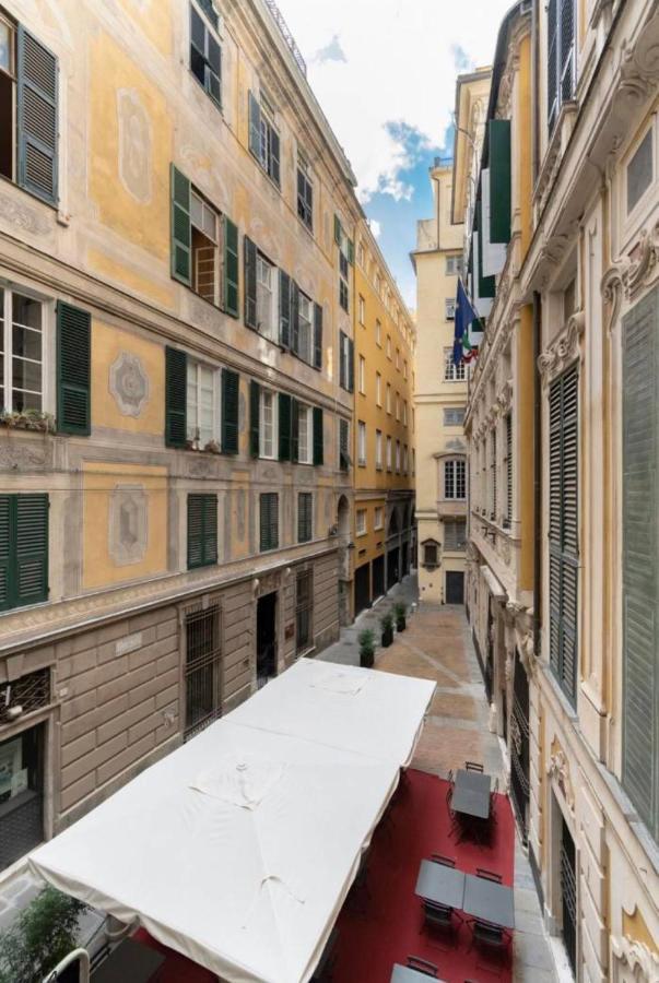 Centro Storico Caruggi 2Min Acquario Pellicceria Superior Loft Palazzo Rolli Lägenhet Genua Exteriör bild