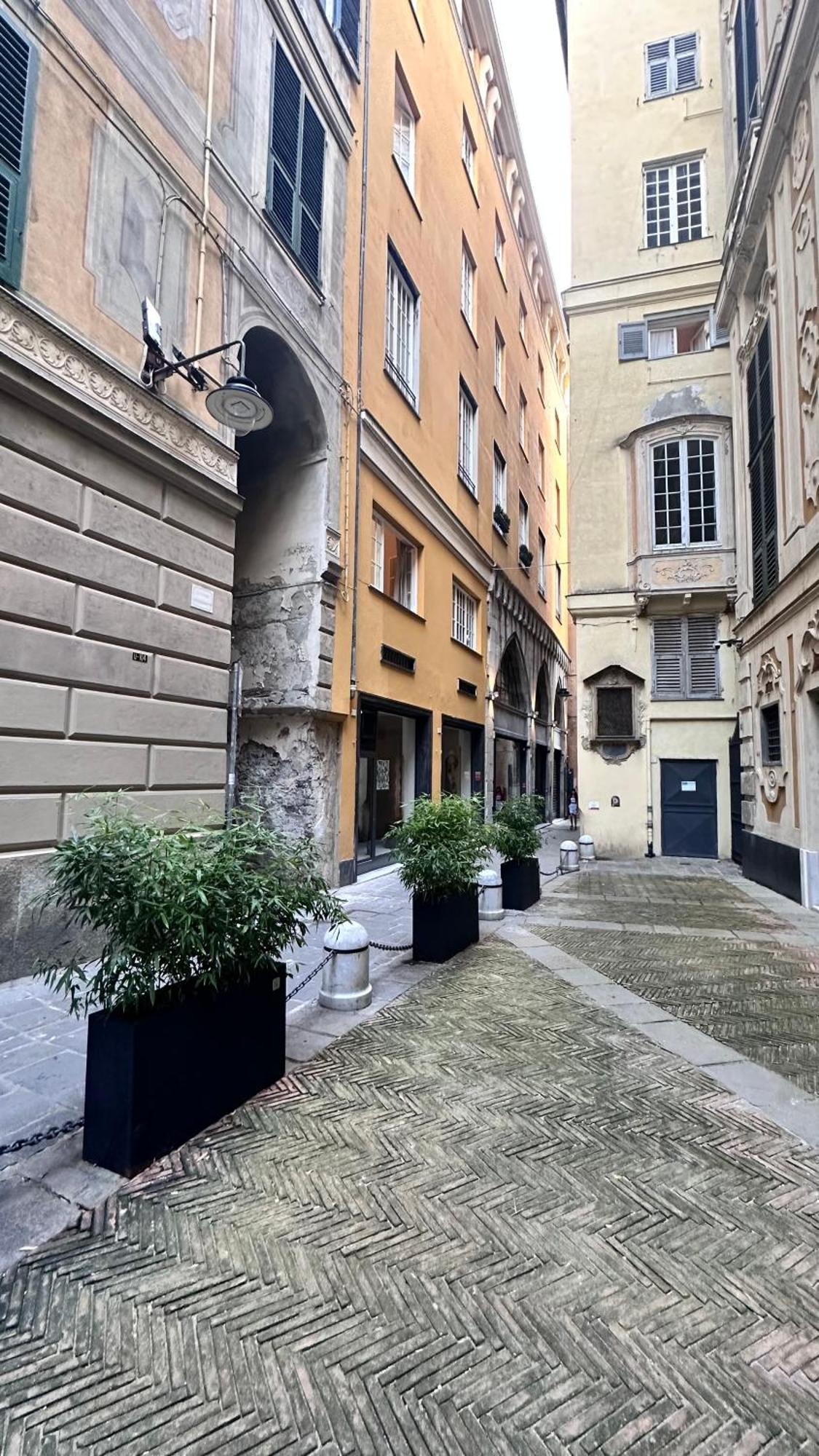 Centro Storico Caruggi 2Min Acquario Pellicceria Superior Loft Palazzo Rolli Lägenhet Genua Exteriör bild